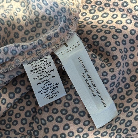 LOFT Pink with Gray Circles Camisole Size XS - Picture 6 of 9